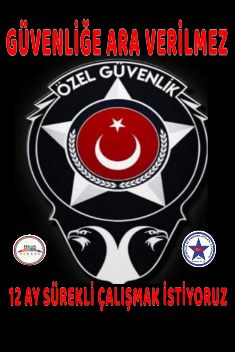 #Piktesekadro
9 ay Değil 
12 ay sürekli çalışmak istiyoruz 
<a href="/Yusuf__Tekin/">Yusuf Tekin</a> 
<a href="/turkiskonf/">TÜRK-İŞ</a> 
<a href="/mebhbogm/">MEB Hayat Boyu Öğrenme Genel Müdürlüğü</a> 
<a href="/cengizmete/">Cengiz Mete</a> 
<a href="/chnkvnc/">Cihan KIVANÇ</a> 
<a href="/Guvenlik_is/">Güvenlik-İş Sendikası</a> 
<a href="/omercagirici/">Ömer Çağırıcı</a> 
<a href="/FevziKARATAS/">Fevzi KARATAŞ</a> 
<a href="/alemdareyup/">Eyüp Alemdar</a> 
<a href="/fahrettinaltun/">Fahrettin Altun</a>
<a href="/RTErdogan/">Recep Tayyip Erdoğan</a>
<a href="/canerguvenis/">caner yılmaz</a> 
<a href="/tcmeb/">Millî Eğitim Bakanlığı</a>
<a href="/CelileErenOKTEN/">Celile Eren ÖKTEN</a>
<a href="/SelimLGER6/">Selim ÜLGER 🇵🇸 🇹🇷</a>
<a href="/HalilPikin5/">Halil Pişkin</a>