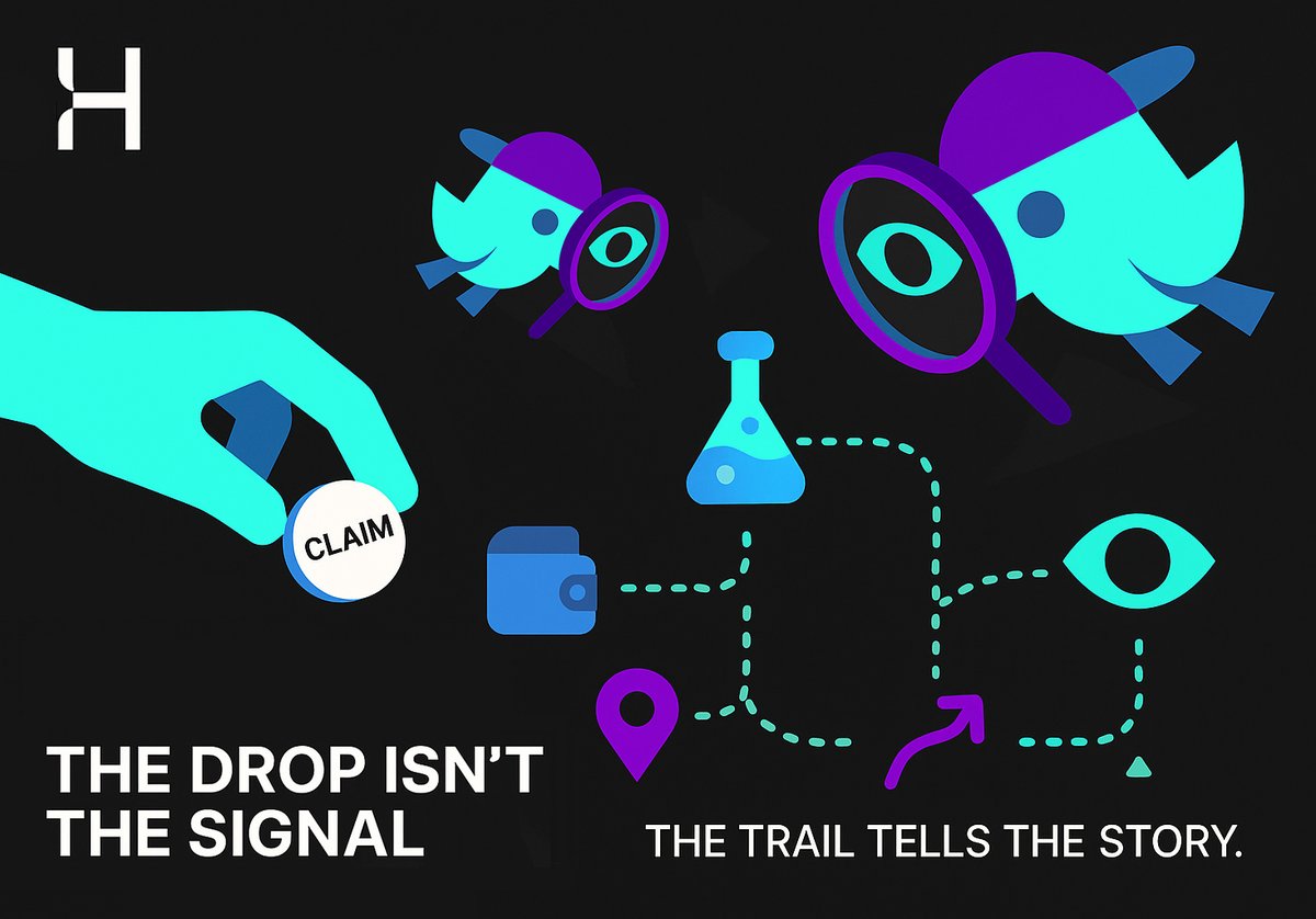 Haust Network (@haustnetwork) on Twitter photo Don’t Airdrop Value. Observe It!
In crypto, airdrops are everywhere.
It’s how ecosystems try to kickstart growth 👇
But more often than not, they tell you almost nothing about who actually cares.
The drop happens. The wallets show up. Then they disappear.
That’s not Don’t Airdrop Value. Observe It!
In crypto, airdrops are everywhere.
It’s how ecosystems try to kickstart growth 👇
But more often than not, they tell you almost nothing about who actually cares.
The drop happens. The wallets show up. Then they disappear.
That’s not