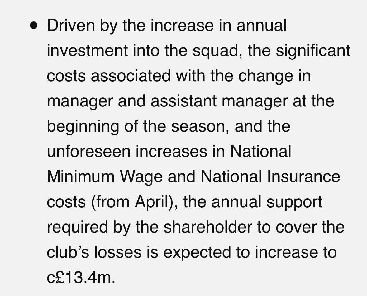 Not a criticism…. But didn’t Ryan Lowe resign and Paul Heckingbottom was a manager out of work? I’m therefore unsure what the ‘significant costs associated with the change in manager’ were? As I said, not a criticism of the owners just genuinely interested. #PNEFC