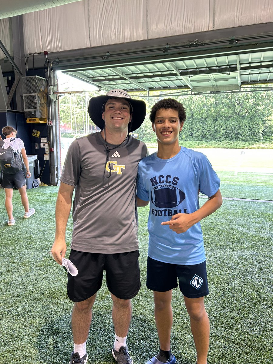 danielrivera14_'s tweet image. Had a great time yesterday @GeorgiaTechFB Specialist Camp. Thank you to @CoachTimSalem and @carsonallen91 for the opportunity.
@NCCEaglesFb @CoachMJones64 @PJHughes48 @RecruitGeorgia @NwGaFootball @247recruiting @DanOrnerKicking @D_Madden_Punter @KohlsKicking