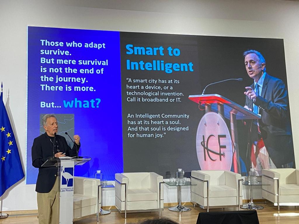 Underway in Las Rozas. Top7 event. Full house. #sro <a href="/Newcommunities/">Intelligent Community Forum</a>