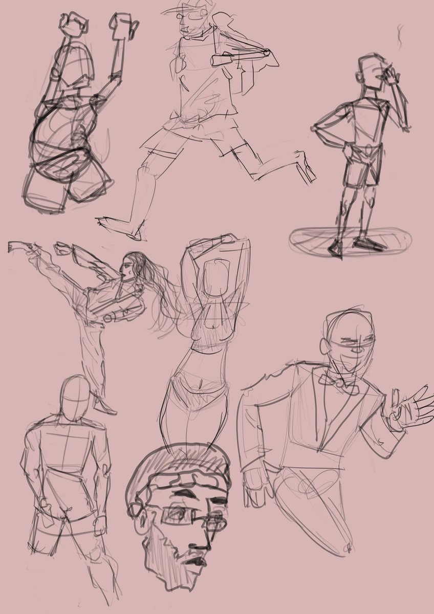 h3biscuit's tweet photo. Playing with line weight on my sketches https://t.co/L8L3t3NEFR