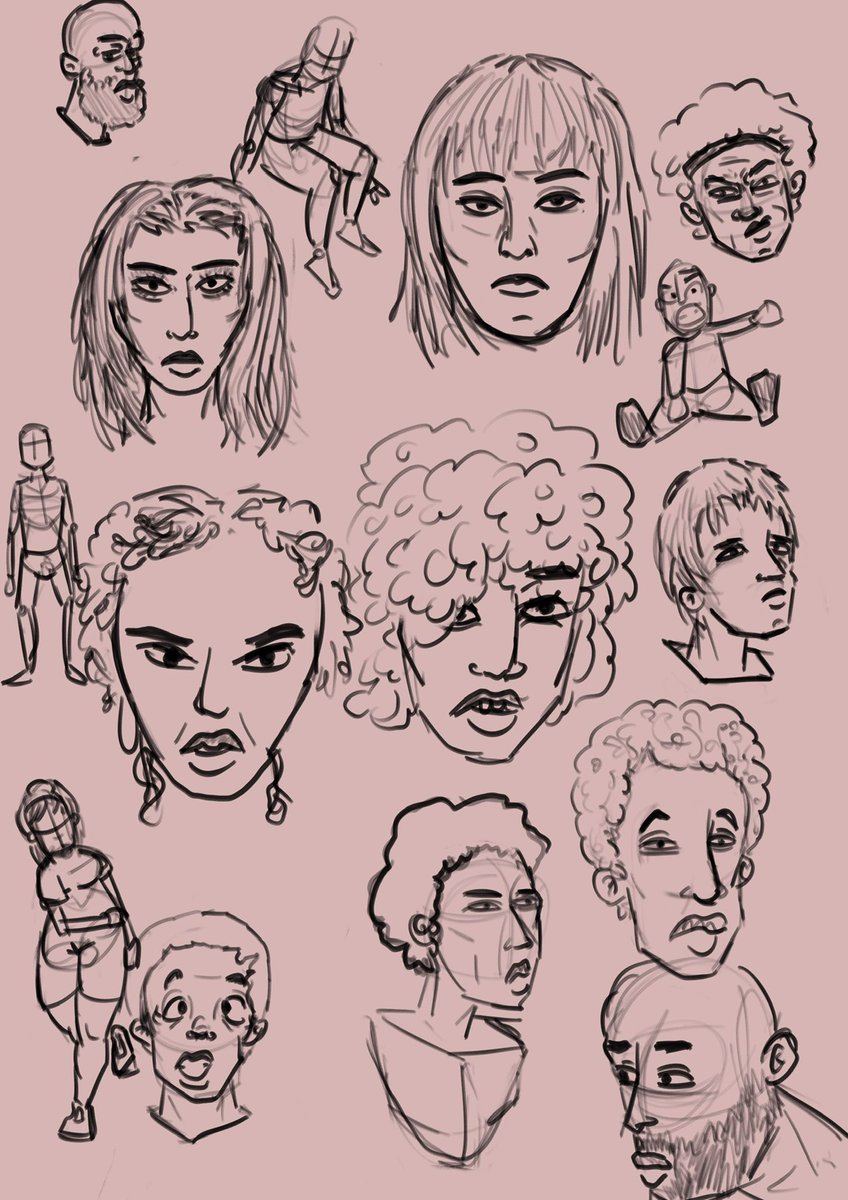 h3biscuit's tweet photo. Playing with line weight on my sketches https://t.co/L8L3t3NEFR