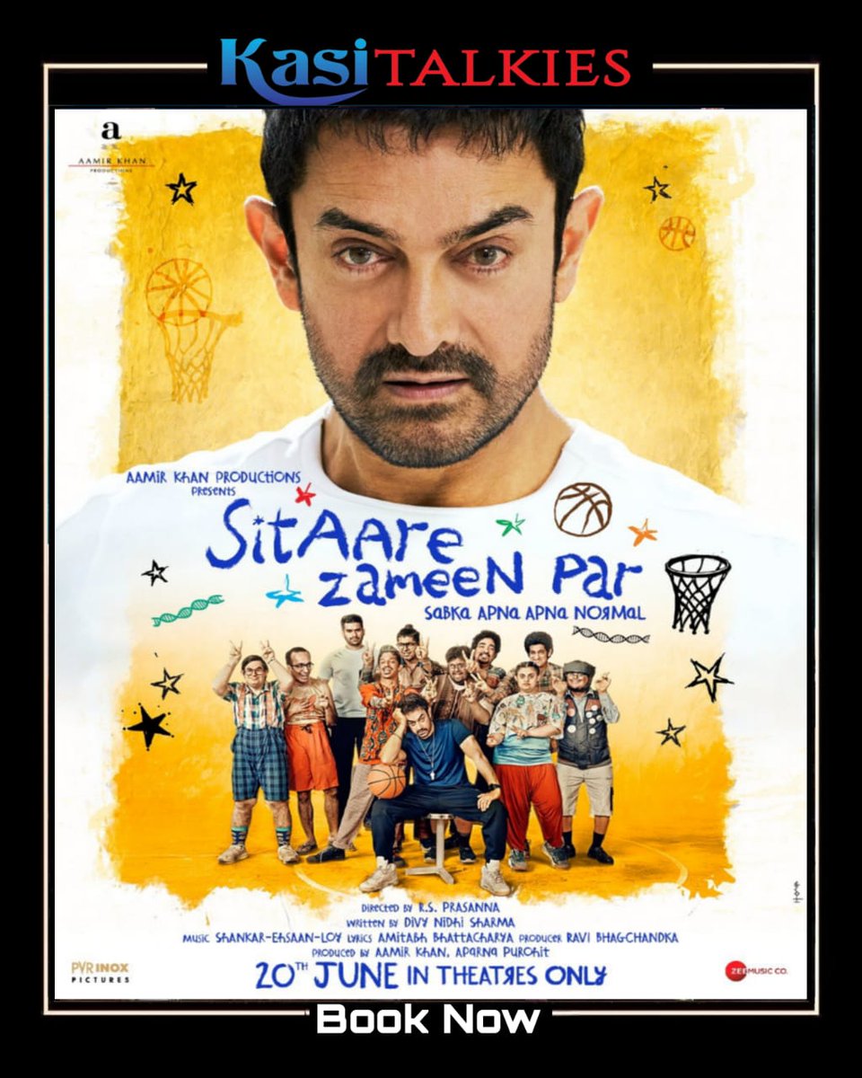 Kasi Talkies (@kasitalkies) on Twitter photo #SitaareZameenPar - Hindi Movie ( Tamil Version ) Releasing On June 20
<a href="/KasiTalkies/">Kasi Talkies</a>
Book Your Tickets Soon. Visit Us On bit.ly/2EfUh5X
#AamirKhan <a href="/geneliad/">Genelia Deshmukh</a> <a href="/r_s_prasanna/">Prasanna RS</a> <a href="/DivyNidhiSharma/">Divy Nidhi Sharma</a> <a href="/AKPPL_Official/">Aamir Khan Productions</a> #SitaareZameenPar - Hindi Movie ( Tamil Version ) Releasing On June 20
<a href="/KasiTalkies/">Kasi Talkies</a>
Book Your Tickets Soon. Visit Us On bit.ly/2EfUh5X
#AamirKhan <a href="/geneliad/">Genelia Deshmukh</a> <a href="/r_s_prasanna/">Prasanna RS</a> <a href="/DivyNidhiSharma/">Divy Nidhi Sharma</a> <a href="/AKPPL_Official/">Aamir Khan Productions</a>