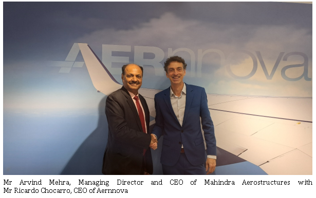 #JustIn | Aernnova Aerospace, SAU &amp; Mahindra Aerostructures (MASPL) signs a multi-year $300 Million contract for MASPL

- As per the contract, MASPL will manufacture metal sub-assemblies and components for a range of Airbus aircraft and also for Embraer aircraft families