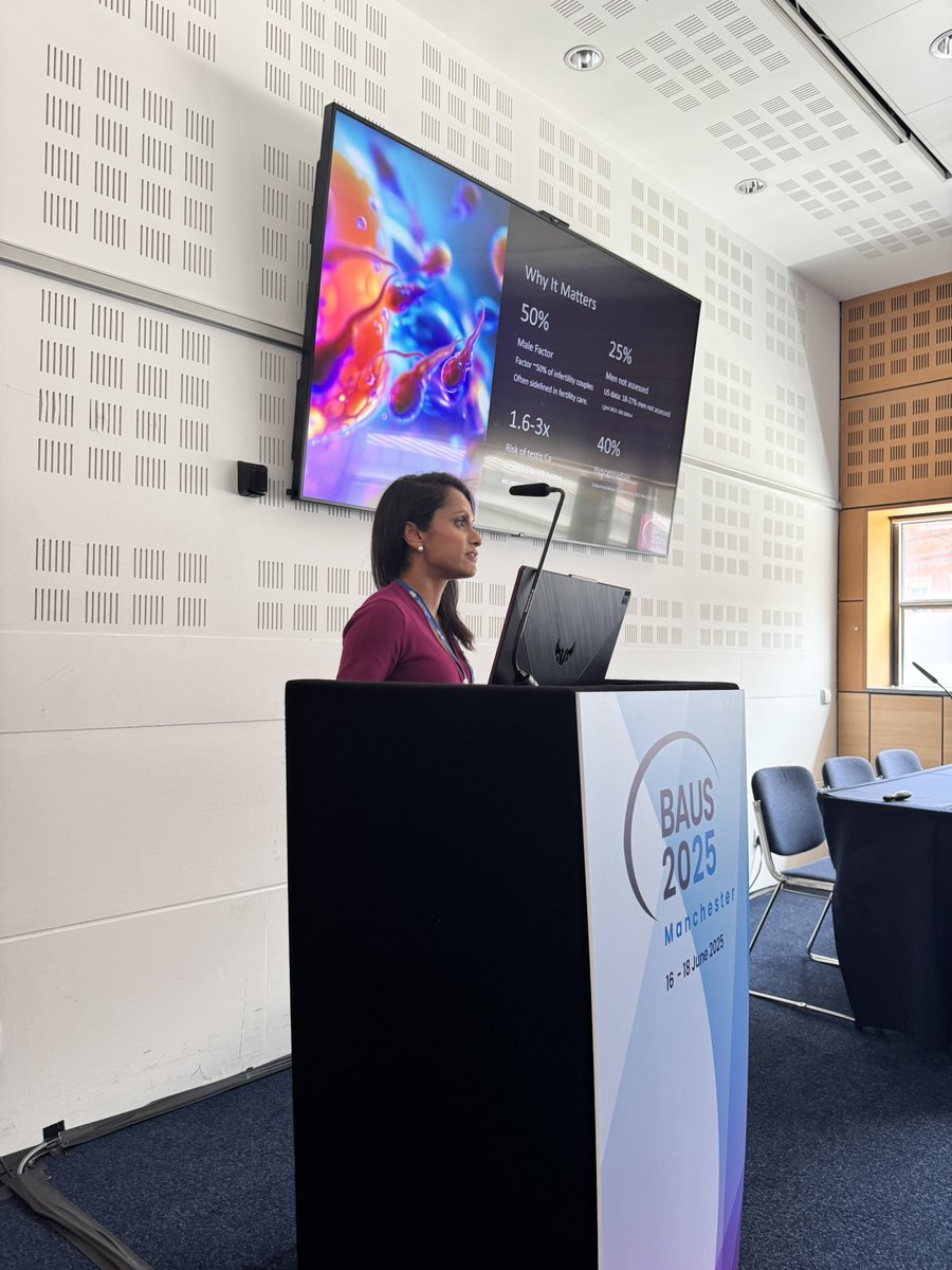 Vaibhav Modgil | Urological Surgeon & Andrologist (@vaibhavmodgil) on Twitter photo Male infertility, why is it so difficult in the UK. Why the inequity? Brilliant from <a href="/mariasatchi/">Maria Satchi</a> #BAUS25 Male infertility, why is it so difficult in the UK. Why the inequity? Brilliant from <a href="/mariasatchi/">Maria Satchi</a> #BAUS25