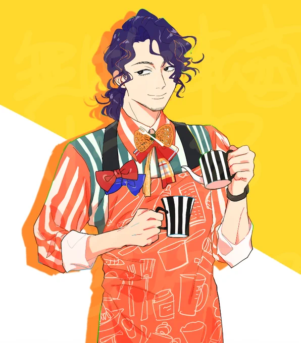 #喫茶サザンクロス さすがにビジュ良すぎかも 全員カラフルでかわいい服着てて眺めてるだけでワクワクする〜〜!