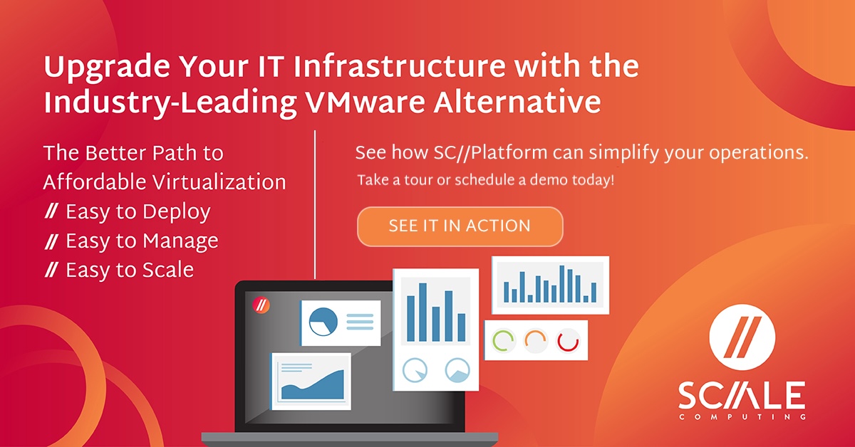 Upgrade your #ITinfrastructure! Scale Computing integrates #virtualization, #disasterrecovery &amp; more, maximizing uptime &amp; reducing TCO by 40%. Schedule a personalized demo, or take a self-guided tour today! 🔗 👇 
#edgecomputing #HCI #VMwareAlternative
scalecomputing.com/product-demo-t…