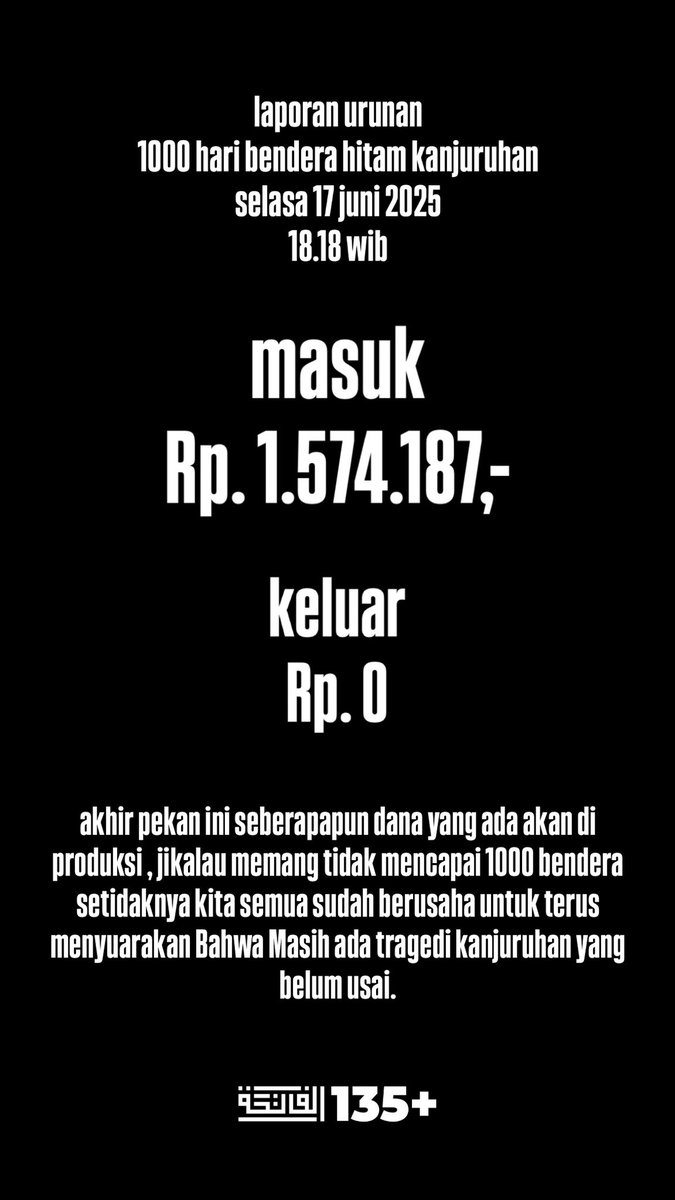 joshuanade's tweet photo. akhir pekan ini seberapapun dana yang ada akan di produksi , jikalau memang tidak mencapai 1000 bendera setidaknya kita semua sudah berusaha untuk terus menyuarakan Bahwa Masih ada tragedi kanjuruhan yang belum usai.

buat temen” baik yg di malang atau luar kota bisa join. https://t.co/r1tbPRtiTi