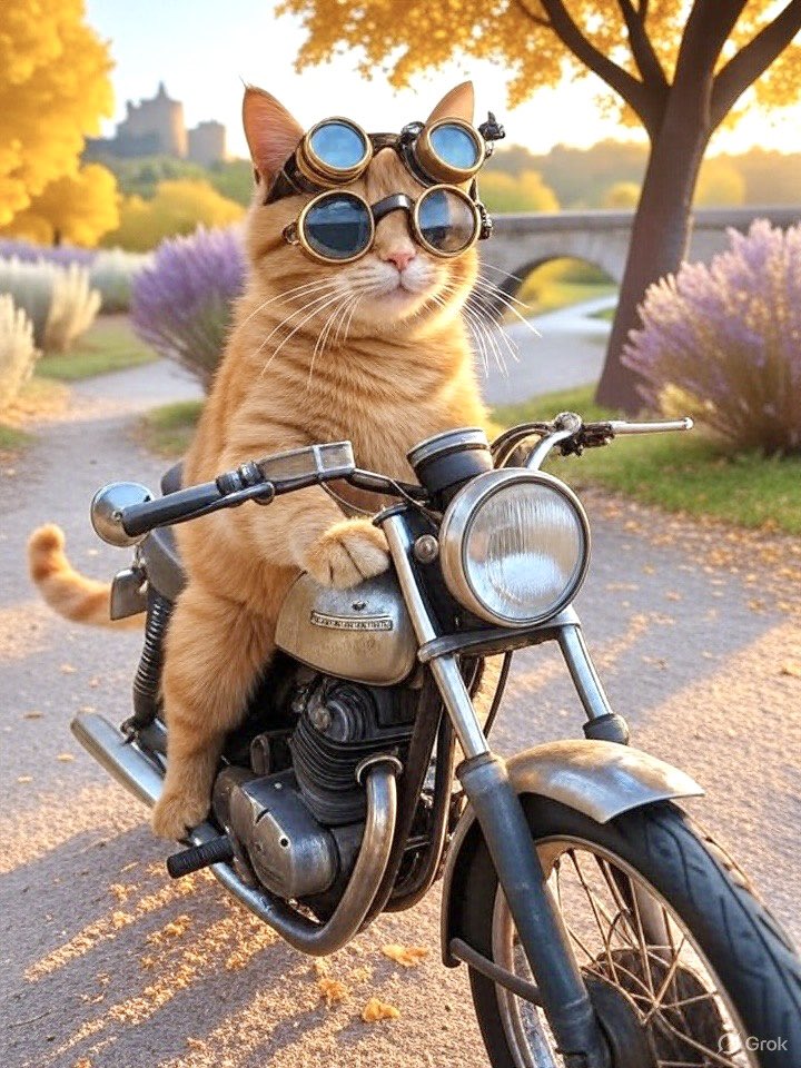 morurobo's tweet photo. 人生は自分が楽しむエネルギーで進むのさ〜
#MotorcycleCat #バイクネコ https://t.co/NzH4KjN4LT