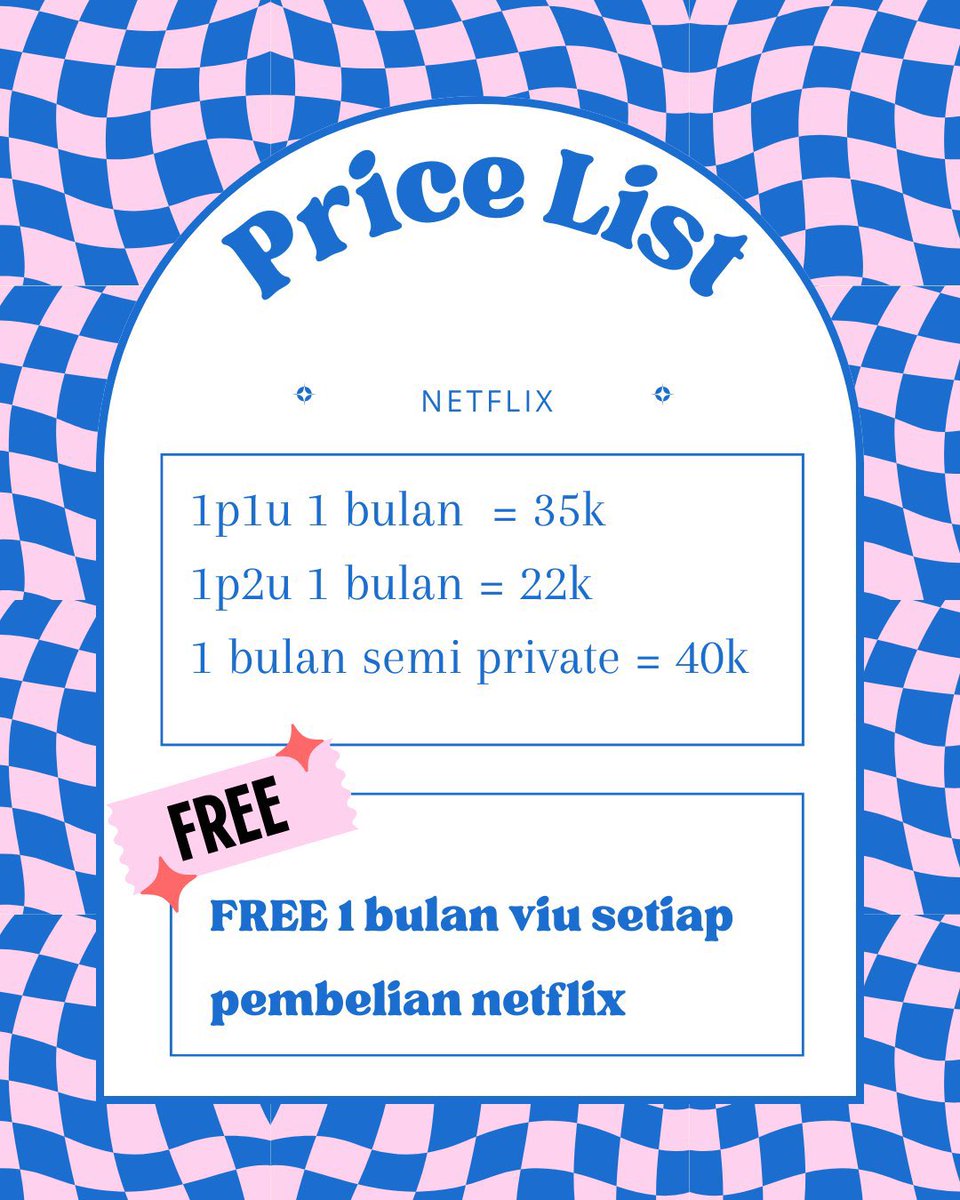 RYU JUAL NETFLIX MURAH 🪼 tweet media