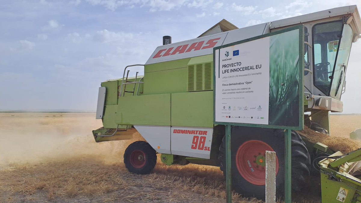 Life_Innocereal's tweet image. 🌾 ¡Cosechamos en Osuna (Sevilla)!
Dentro del proyecto #LifeInnocerealEU, avanzamos hacia una agricultura más sostenible, regenerativa y baja en insumos
Desde el campo, construimos el futuro del cereal europeo 🌱🌍
@LIFEprogramme #Osuna #CerealVerde #SuelosVivos