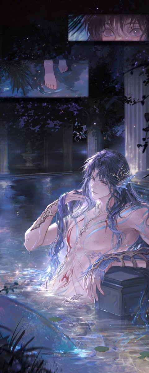 Fatdragon96's tweet image. 危险邀约
#恋と深空 #ホムラ #LoveandDeepspace #Rafayel #祁煜