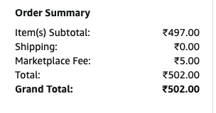 niteenautade's tweet photo. @amazonIN @AmazonHelp I am paying for Amazon Prime membership already. On top of that you started charging Marketplace fee on every order! Ridiculous! https://t.co/Lws5rfcADh