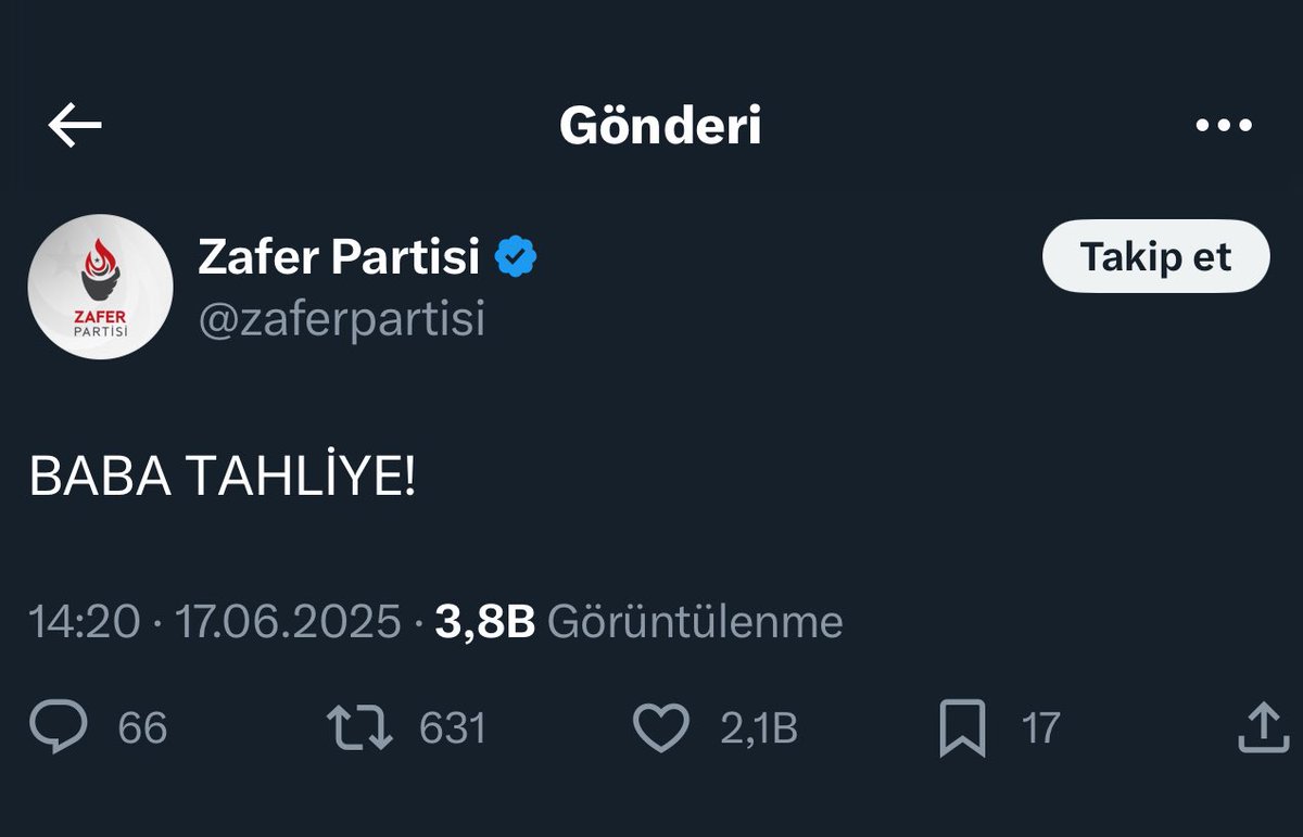 ajans_muhbir's tweet photo. 💥 Zafer Partisi: “BABA TAHLİYE!” https://t.co/uzqufynb30