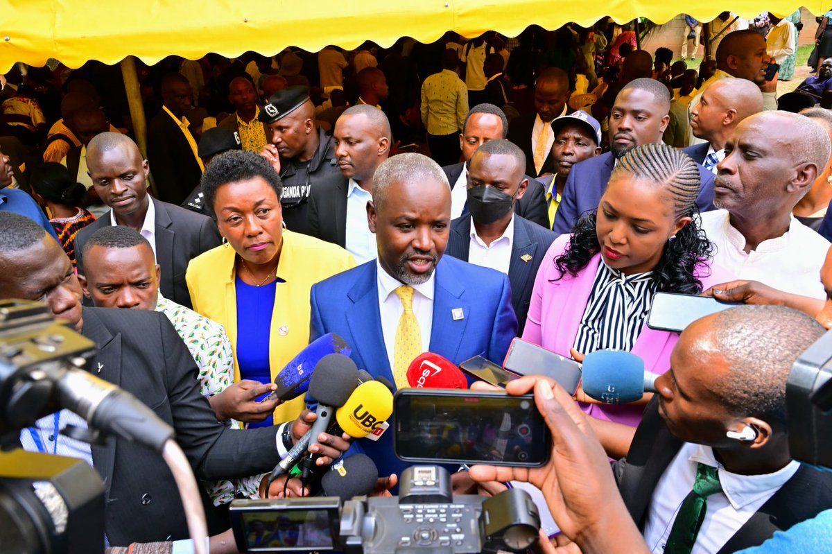 Thomas_Tayebwa's tweet photo. In the company of my wife, I was today successfully nominated as the @NRMOnline candidate for Ruhinda North Constituency member of Parliament. I have friends whom I will be competing with in these primaries and we look forward to an exciting race. We shall exchange ideas and learn from each other. We are committed to a peaceful campaign that follows the rules of our party.

I was nominated alongside the Mitooma District Woman MP, @AgashaJulietB, and the District Chairman (LCV), Mr. Benon Karyeija. Our joint nomination underscores the importance of unity. We look forward to earning voters’ mandate so that we can continue working together for the betterment of our district. I want to thank my nominators. 

I want to thank Dr. Tanga Odoi and his team for the smooth way they are running this exercise.