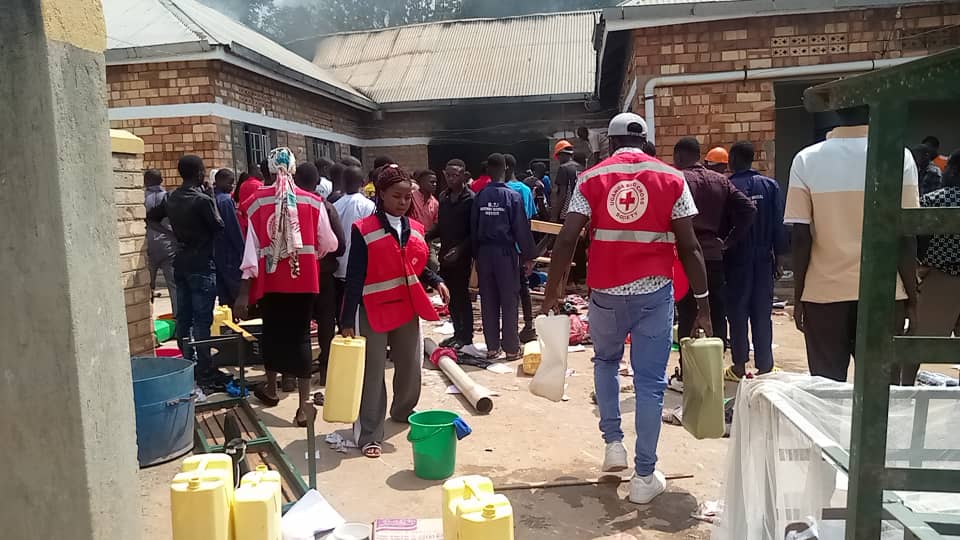 Uganda Red Cross Society (@ugandaredcross) on Twitter photo Our response team from Masaka branch have responded to a fire outbreak at Butende Technical, in Masaka city. The Response Action team is still on ground for further assessment.
<a href="/PoliceUg/">Uganda Police Force</a> Our response team from Masaka branch have responded to a fire outbreak at Butende Technical, in Masaka city. The Response Action team is still on ground for further assessment.
<a href="/PoliceUg/">Uganda Police Force</a>