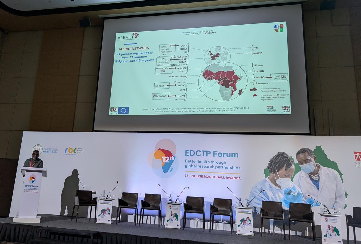 ALERRT_Global's tweet image. As part of the 'Building strong networks for disease surveillance, epidemic response and clinical research session at the #EDCTPForum, Dr Anani Badjé gave an introduction of the ALERRT consortium and the FISSA study, a great example of research partnership amongst our network.