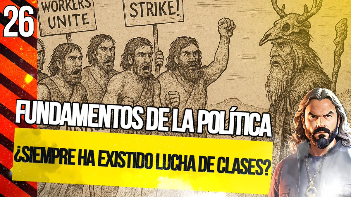 ¿Ha Existido Siempre la LUCHA DE CLASES? [Fundamentos de la Política - 26]
Estreno HOY #Marte 17/6/2025
20:00 🇪🇸; 19:00🇵🇹🇬🇶; 16:00 🇦🇷🇨🇱🇧🇷; 15:00 🇧🇷🇵🇾🇺🇸🇻🇪; 14:00 🇨🇴🇺🇸; 13:00 🇪🇨🇺🇸; 12:00🇲🇽🇺🇸
Les esperamos 💪💥
#historia #política #Marx
Enlace: youtu.be/LBHLymYgaSY?si…
