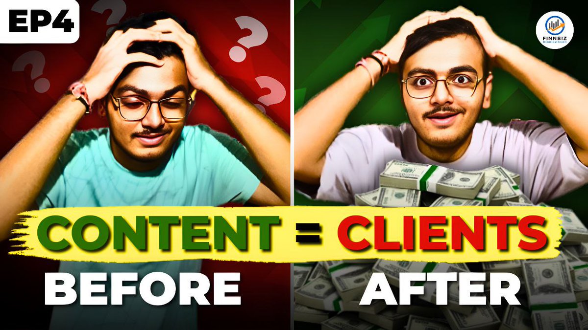 FinnBizOfficial's tweet photo. No clients. No results. Just a bold move.
We’re about to test if Content = Clients 💥
Implementing this in THUMBIZ — EP4 drops Friday 6PM
Let’s see what happens 👀
#FinnBiz #THUMBIZ #ContentToClients #YoungEntrepreneur #BusinessExperiment https://t.co/PDzfkqaqwH