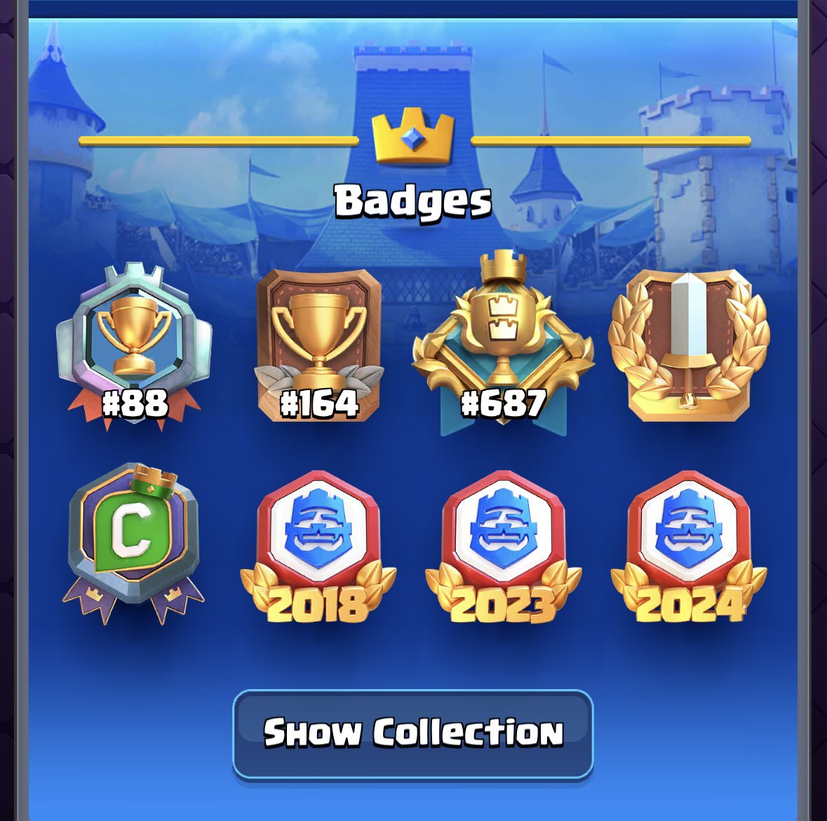 Code: SirTag (@sirtagcr) on Twitter photo Might have tilted from 150 in world to 687 in last 30 minutes, but DAMN do I love grinding 2v2 with friends!
Thank you <a href="/ClashRoyale/">Clash Royale</a> for adding it back into the game. Hope for many seasons to come 🤝 Might have tilted from 150 in world to 687 in last 30 minutes, but DAMN do I love grinding 2v2 with friends!
Thank you <a href="/ClashRoyale/">Clash Royale</a> for adding it back into the game. Hope for many seasons to come 🤝