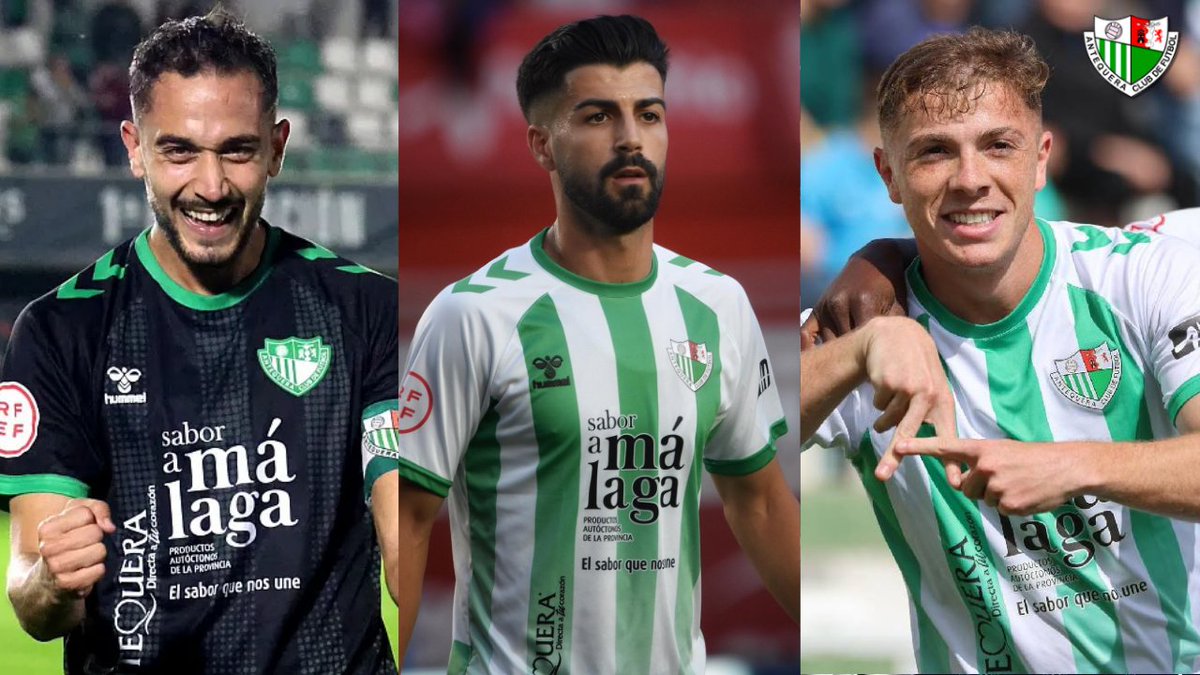 Fran Butrón ⚽🥉 (@_fbutron) on Twitter photo ⚪️🟢 𝗔𝗻𝘁𝗲𝗾𝘂𝗲𝗿𝗮 𝗖𝗙
⚽ Álex Rubio (<a href="/Rubiooo00/">Alex Rubio Roldan</a>)
🌟 Chema Núñez (<a href="/ChemaNM_10/">Chema Núñez Martín</a>)
🔝 Luismi Gutiérrez (<a href="/luismiguti21/">LUISMI GUTIÉRREZ</a>) / Jonathan Biabiany
📈 Luismi Luengo (<a href="/Luismiluengo3/">Luismi Luengo</a>)
🔍 Iván Pérez (<a href="/Ivanpereez2/">Ivan Pérez</a>)
💎 Dani Clavijo
🚀 Juanmi Carrión (<a href="/Carri_3/">Juanmi Carrión</a>) / Fomeyem (<a href="/fomeyem/">Fomeyem Franck Ferry</a>) ⚪️🟢 𝗔𝗻𝘁𝗲𝗾𝘂𝗲𝗿𝗮 𝗖𝗙
⚽ Álex Rubio (<a href="/Rubiooo00/">Alex Rubio Roldan</a>)
🌟 Chema Núñez (<a href="/ChemaNM_10/">Chema Núñez Martín</a>)
🔝 Luismi Gutiérrez (<a href="/luismiguti21/">LUISMI GUTIÉRREZ</a>) / Jonathan Biabiany
📈 Luismi Luengo (<a href="/Luismiluengo3/">Luismi Luengo</a>)
🔍 Iván Pérez (<a href="/Ivanpereez2/">Ivan Pérez</a>)
💎 Dani Clavijo
🚀 Juanmi Carrión (<a href="/Carri_3/">Juanmi Carrión</a>) / Fomeyem (<a href="/fomeyem/">Fomeyem Franck Ferry</a>)