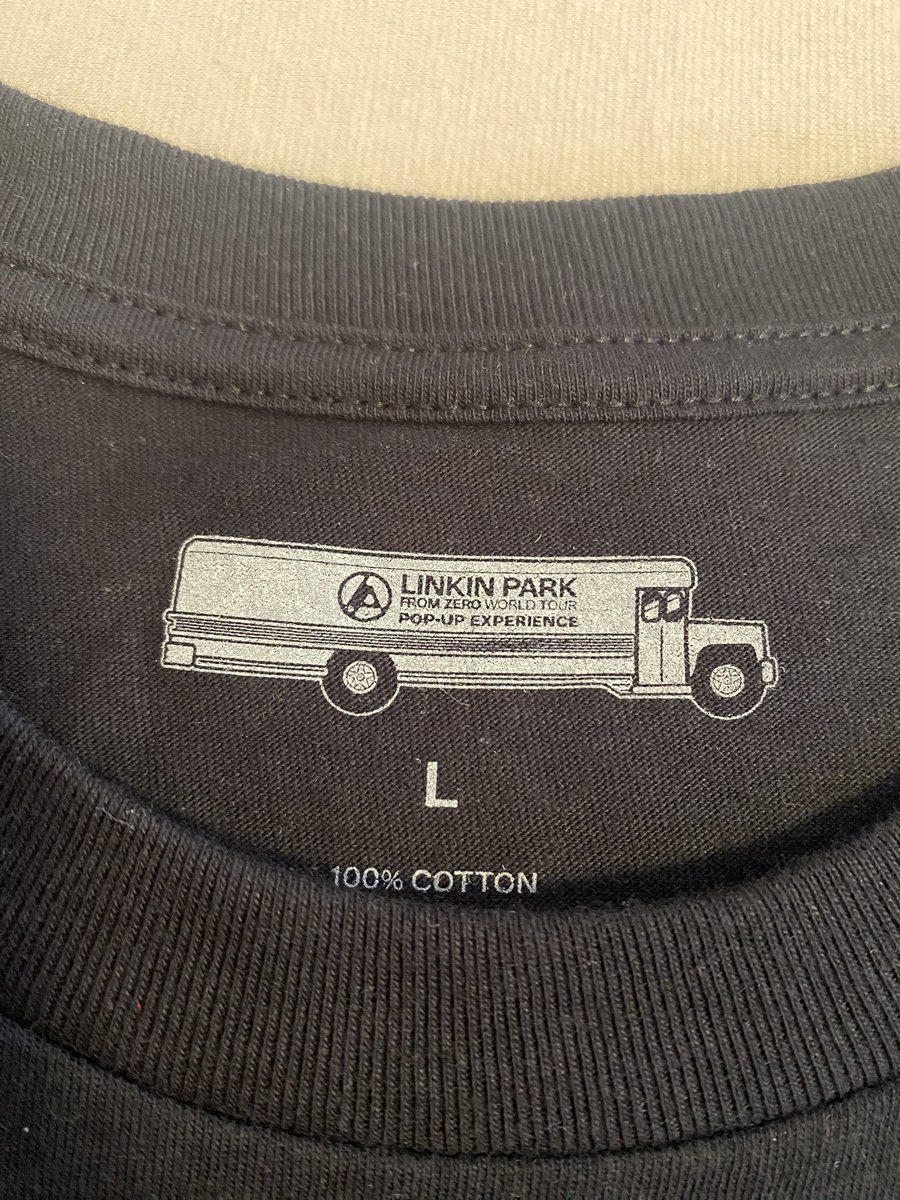 naddy_pscht's tweet photo. Does anyone want this unworn shirt (“Casualtee” on the website) in size L (unisex) from the Linkin Park From Zero World Tour Pop-Up Experience 2025? 45€ https://t.co/itqmofKfn7