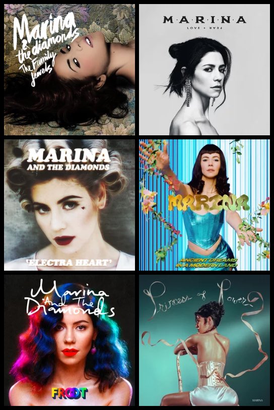 NationOfMarina's tweet photo. now that it’s been over a week since ‘princess of power’ release… 

what’s your favorite MARINA album? https://t.co/ZUBMRBLuzT