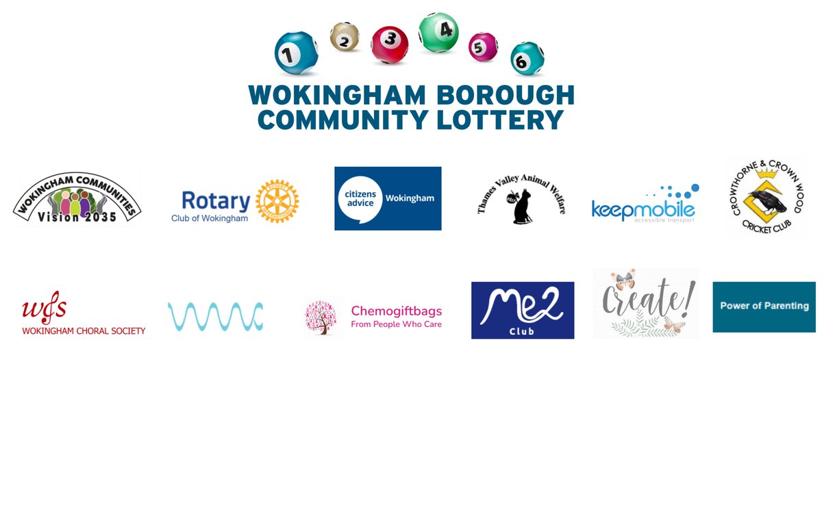 Have you bought your community lottery ticket yet? 🎫

Tickets cost £1 a week with at least 50p going to a local good cause of your choice. ❤

The first draw is on Saturday 28 June. Match all six numbers and you could win £25,000. Good luck! 🍀

Play: wokinghamboroughcommunitylottery.co.uk