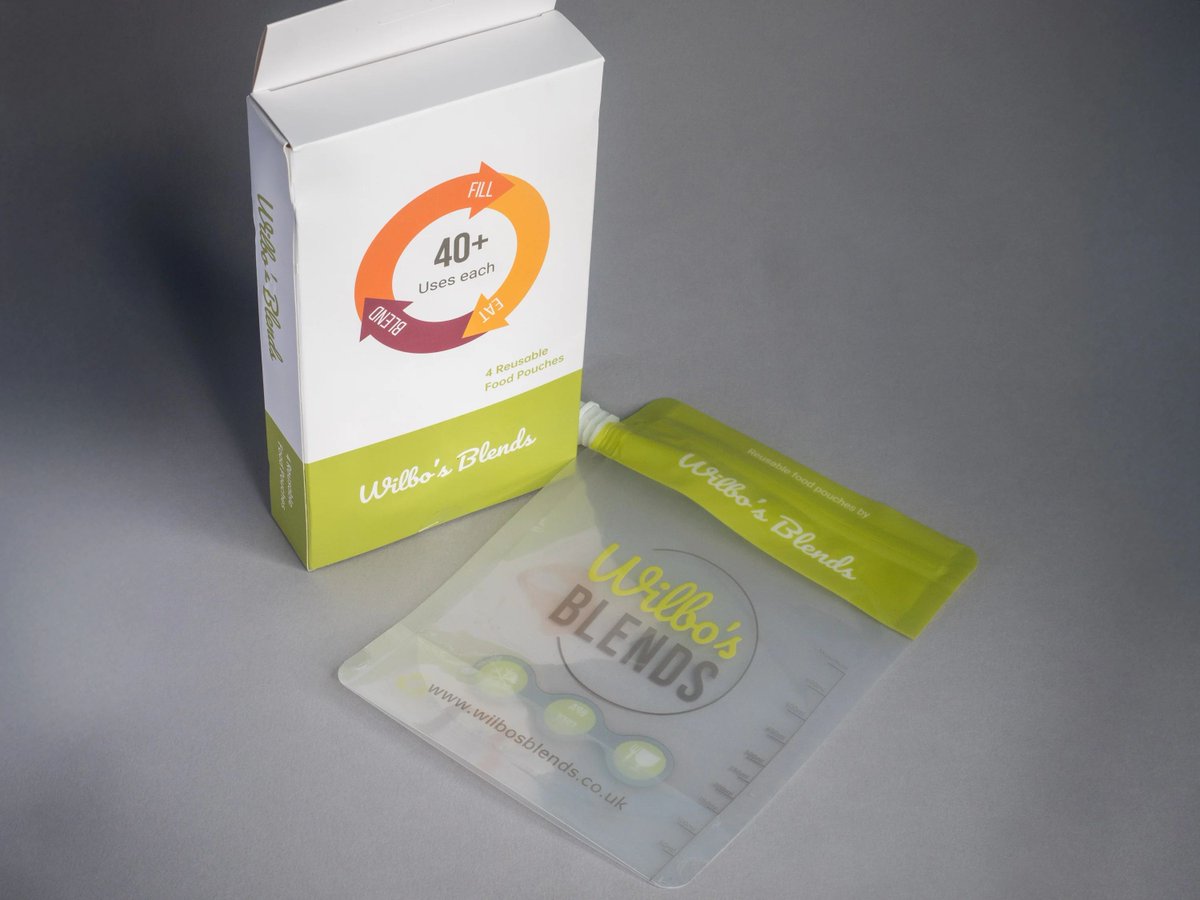 Wilbo’s Blends reusable food pouches make storing your home-blended meals simple and space-saving. Fridge, freezer, or cupboard – they’re ready when you are. For bolus feeding, pair with our Bo-Dapt Mini (EnFit compatible).

#wilbosblends #reusablepouch #blendeddiet