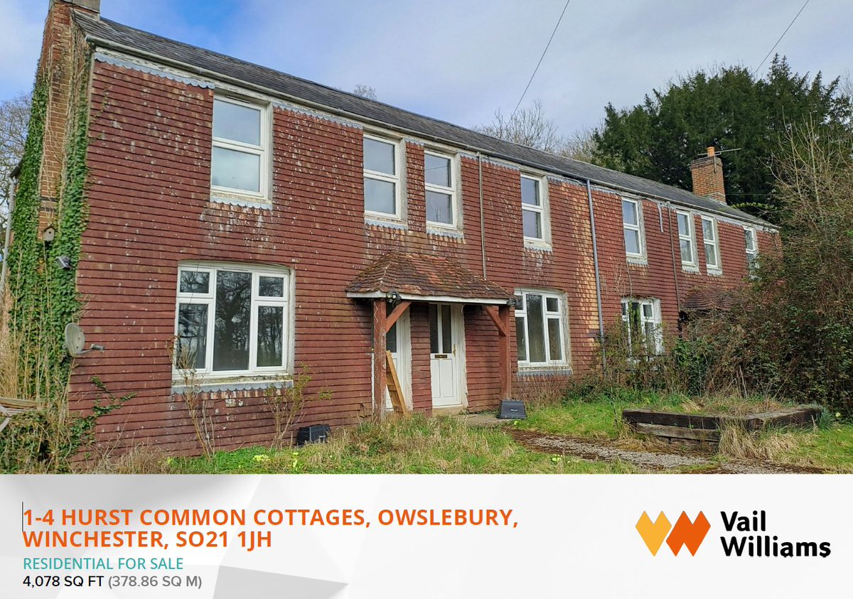 🔍 Hampshire Residential Development Opportunity 

👀 Looking for a #residential #development opportunity in the #Hampshire countryside? 

We may have just the location for you.

📍1-4 Hurst Common Cottages, Owslebury
🔗 Download particulars

vailwilliams.com/property/1-4-h…
 #Winchester