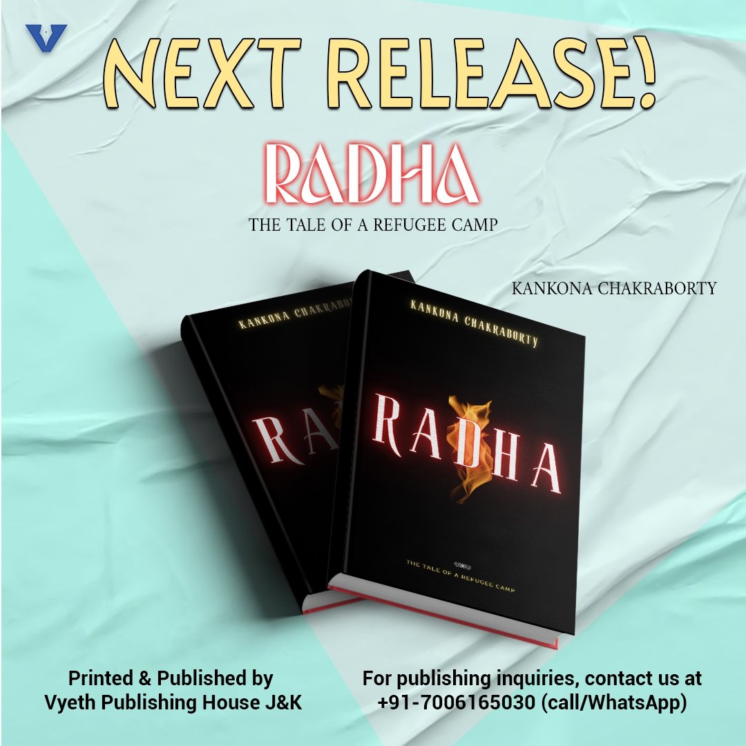 vyethpublishing's tweet photo. Next Release! Radha is a story of found families, forbidden truths, and quiet rebellion. A work of historical fiction that reimagines the Partition not through politics, but through the eyes of those history forgot: the children, the silenced, the left behind. https://t.co/7D3FBtAS9m