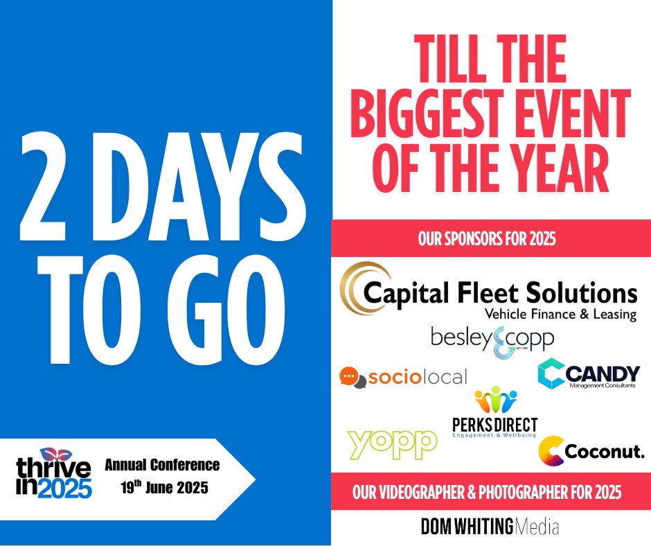 2 days to go – The excitement is building up, we are in full swing of putting the cherry on top, ready for Thursday! 

#MerryMaids #ServiceMasterClean #ContractServices #ThriveIn2025 #Sponsors #Conference #Franchise #CleaningFranchise #CleaningServices