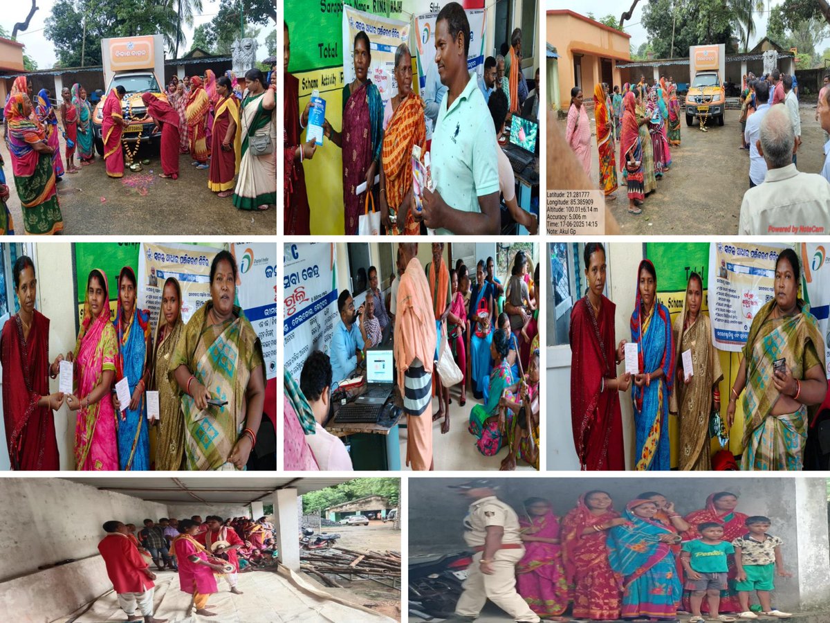 Bikash Baahan Yatra &amp; Organization of Cultural Programme &amp; different Camps for providing different beneficiary oriented Services by different departments at Bhimkand GP, Telkoi Block, Keonjhar.