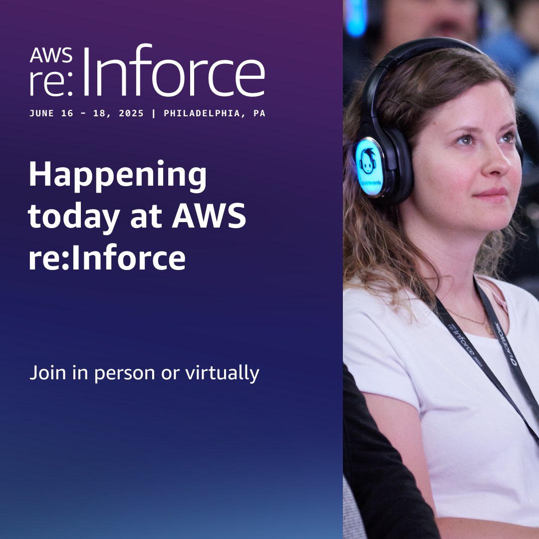 No matter the weather, Tuesday is looking bright at #AWSreInforce! ✨

🎯 LIVE Keynote with #AWS CISO Amy Herzog 
💡 Innovation talks to expand your learning 
🤝 Connect with AWS experts in the Expo

Full agenda: go.aws/4n5jPVi

Bookmark this post for easy access!