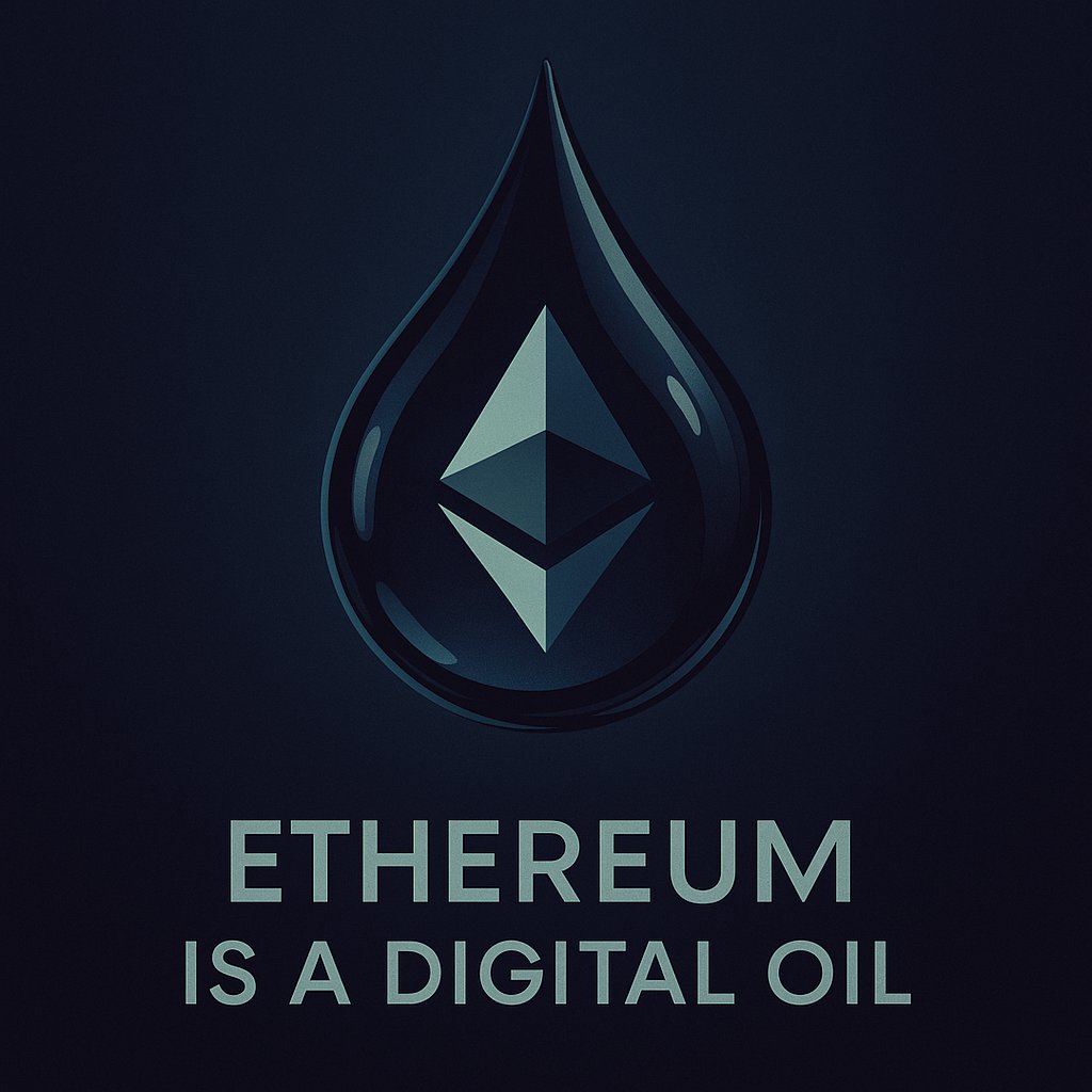Bitcoin is gold.
Ethereum is oil.

New metaphor just dropped. You vibing?