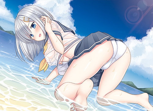 暑かったですね!
ビチョビチョの浜風です 