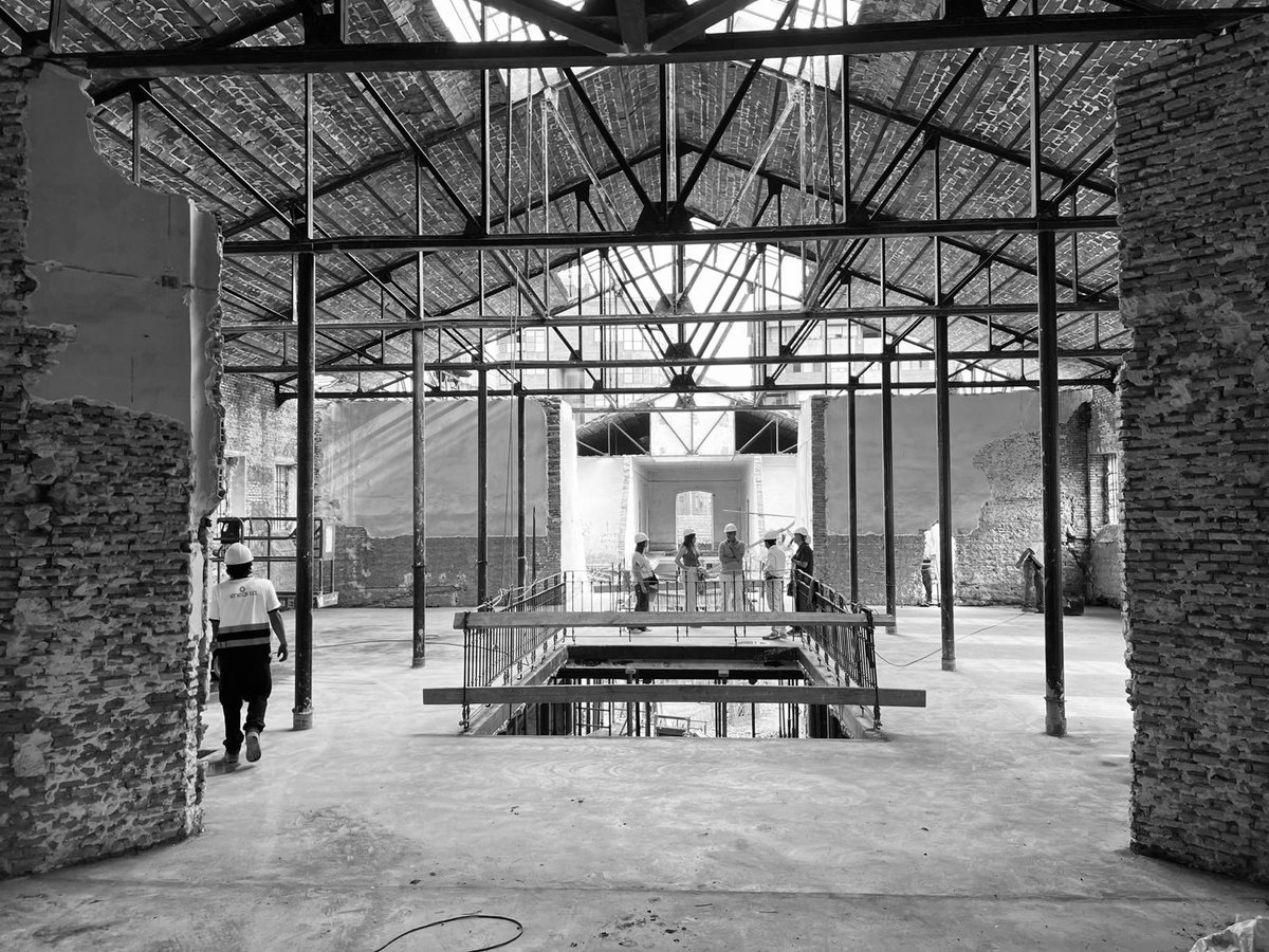 Rebepl's tweet photo. 2.📍Cárcel Vieja

Avanza la recuperación del módulo de internos, con una inversión de 3,7 M€. Un espacio de vanguardia para la cultura murciana, en pleno corazón de la ciudad. https://t.co/eSG2egl8LV