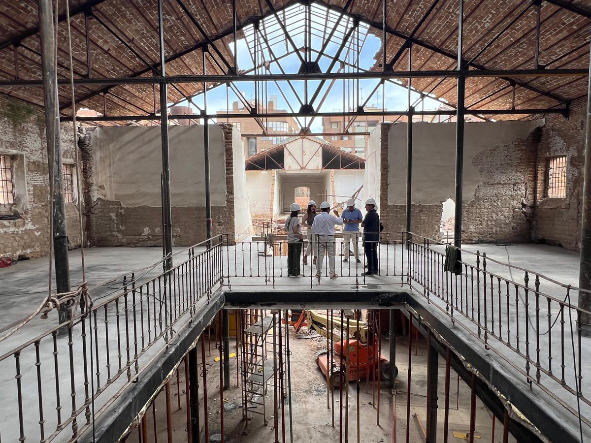 Rebepl's tweet photo. 2.📍Cárcel Vieja

Avanza la recuperación del módulo de internos, con una inversión de 3,7 M€. Un espacio de vanguardia para la cultura murciana, en pleno corazón de la ciudad. https://t.co/eSG2egl8LV