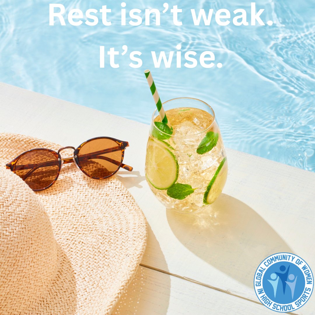 GCWHSS's tweet image. Summer isn’t slow — it’s strategic. Women in sports leadership don’t just grind. We pause with purpose. GCWHSS is pausing programming for summer so we can all reset, reflect, and return stronger. You don’t need to earn your rest — you’ve already earned it.
#womeninsports