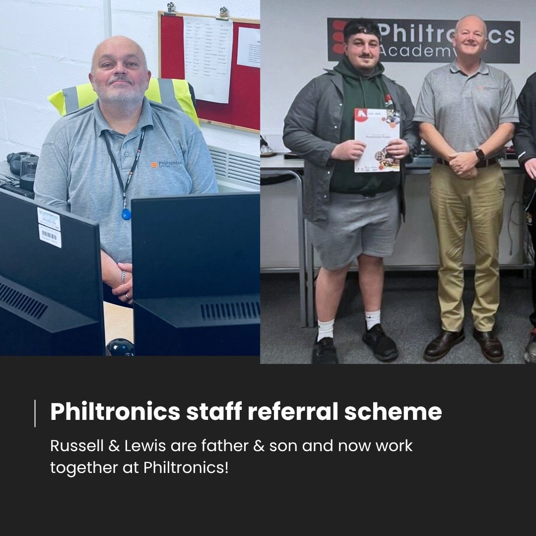 Philtronics Limited (@philtronicsltd) on Twitter photo Shining a Light on Our Employee Referral Scheme at Philtronics! 🌟 
At Philtronics, our Employee Referral Scheme thrives because our team knows who fits our vibrant workplace—whether they’re experienced or just starting out! Each week, we’re celebrating the inspiring stories of Shining a Light on Our Employee Referral Scheme at Philtronics! 🌟 
At Philtronics, our Employee Referral Scheme thrives because our team knows who fits our vibrant workplace—whether they’re experienced or just starting out! Each week, we’re celebrating the inspiring stories of