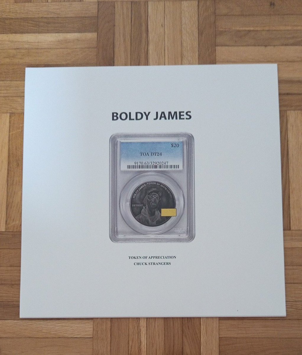 MGB (@gfrpodcast) on Twitter photo New Pickup!
Boldy James & Chuck Strangers - Token Of Appreciation.
My personal AOTY for 2025 and one of Boldy's best. And <a href="/Chuck_Strangers/">Chuck Strangers</a> went crazy on the production. Easily one of my favourites in my collection. New Pickup!
Boldy James & Chuck Strangers - Token Of Appreciation.
My personal AOTY for 2025 and one of Boldy's best. And <a href="/Chuck_Strangers/">Chuck Strangers</a> went crazy on the production. Easily one of my favourites in my collection.