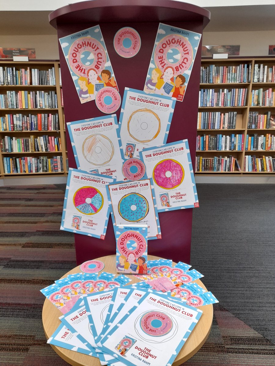 RiscaLibrary's tweet image. 🍩Ydych chi eisiau ymuno 'The Doughnut Club'?🍩
🍩Do you want to join The Doughnut Club?🍩