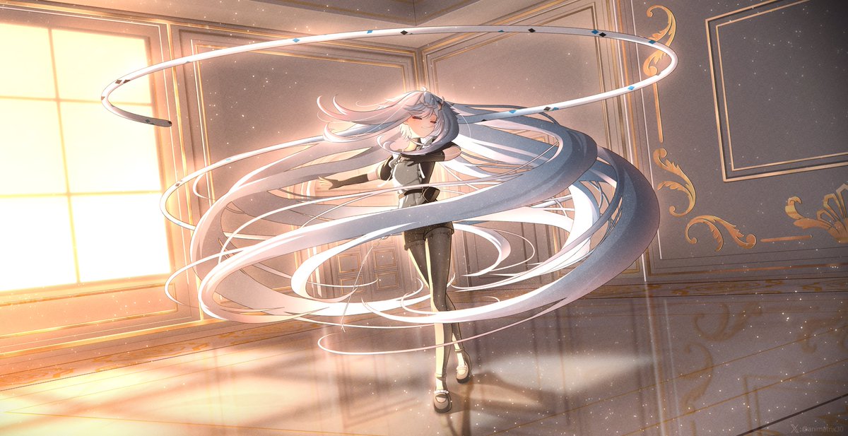 animatrix30's tweet photo. Dancing like there is no tomorrow 
(Yippee!! Congrats on the maid outfit)
#aquwarium https://t.co/vnEHGoDVNg