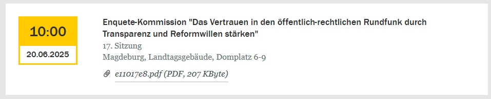 Wie geht's weiter mit dem öffentlich-rechtlichen Rundfunk? Darüber berät unsere Enquete-Kommission im Landtag von #SachsenAnhalt. Eifrig wird am zweiten Zwischenbericht gearbeitet. #ltlsa #ÖRR