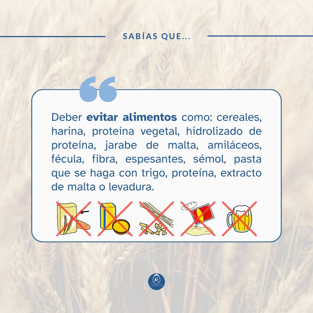 COMTA (@comtasalud) on Twitter photo 💡¿Sabías que...?
🔹Si eres #celiaco o #celiaca debes evitar...
#Celiaquía #Salud #SaludDigestiva #Medicina #Pontevedra #Sanidad #InformaciónMédica
ℹ Fuentes:
* <a href="/pontegastro/">Digestivo Pontevedra Hospital Universitario</a> <a href="/ponsalsergas/">Área Sanitaria de Pontevedra e O Salnés</a>
🤝🏻Colaboran @fecyt_ciencia y #EncePlanSocialPontevedra / Pictogramas: <a href="/arasaac/">ARASAAC</a> 💡¿Sabías que...?
🔹Si eres #celiaco o #celiaca debes evitar...
#Celiaquía #Salud #SaludDigestiva #Medicina #Pontevedra #Sanidad #InformaciónMédica
ℹ Fuentes:
* <a href="/pontegastro/">Digestivo Pontevedra Hospital Universitario</a> <a href="/ponsalsergas/">Área Sanitaria de Pontevedra e O Salnés</a>
🤝🏻Colaboran @fecyt_ciencia y #EncePlanSocialPontevedra / Pictogramas: <a href="/arasaac/">ARASAAC</a>