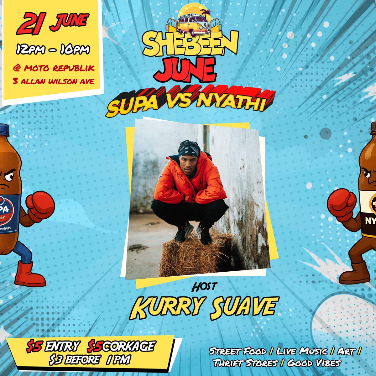 OKAY LETS DO IT THIS WAY!!! Saturday June 21st SHEBEEN FESTIVAL ill be bringing all the energy your way as your host so make sure to cop your tickets!!!!!