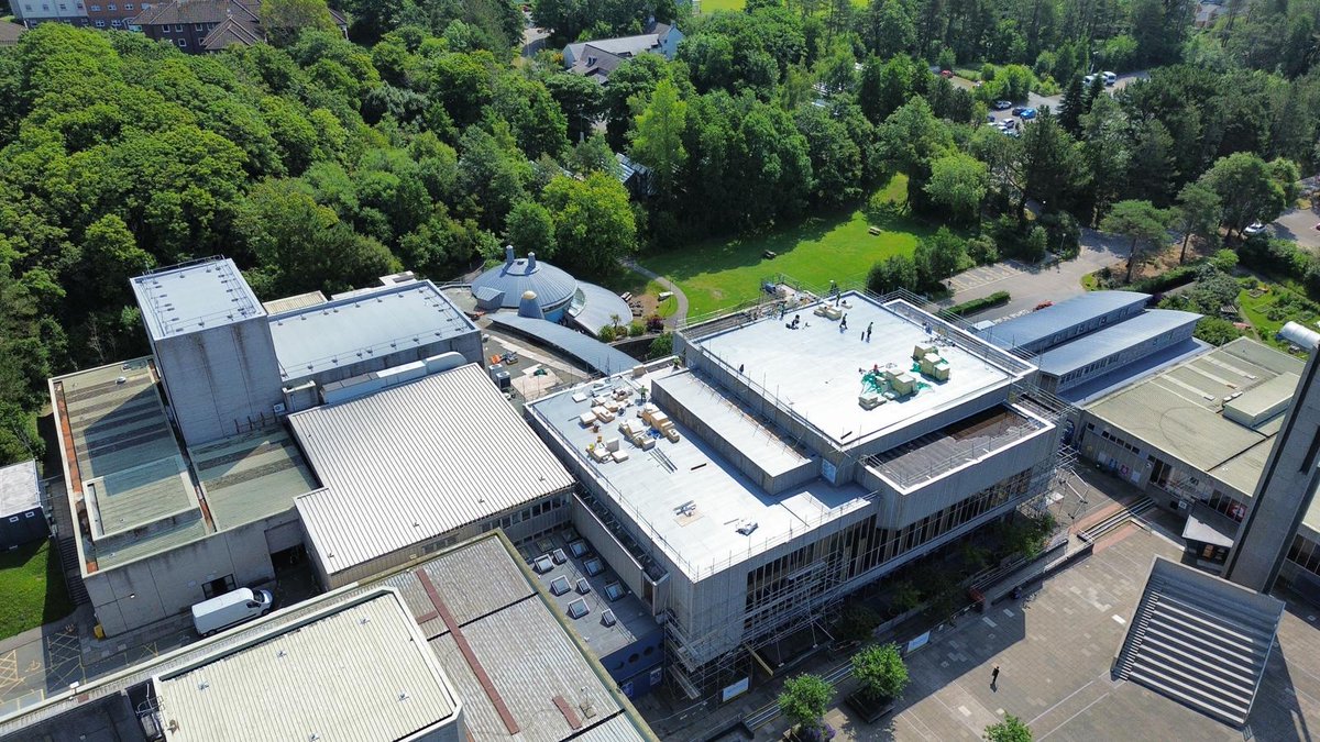 Works are progressing well at the University in Aberystwyth . The refurbishment of the Great Hall will be delivered to our usual high standards in readiness for the students return. #construction #considerateconstructors