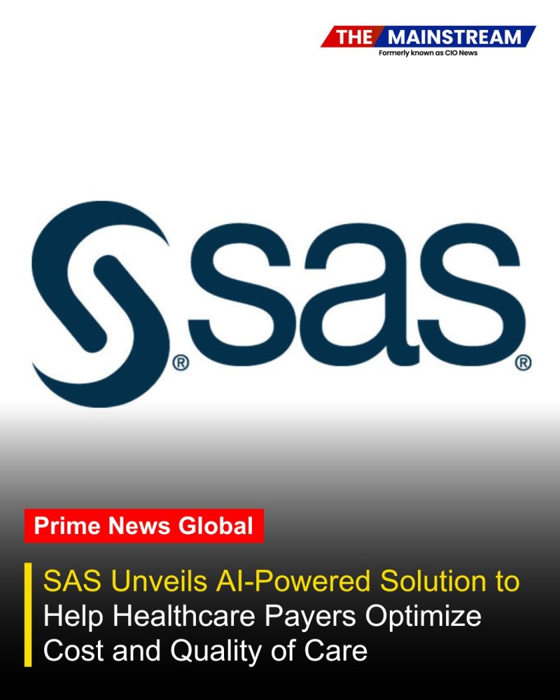 TheMainstream7's tweet image. SAS, a leader in data and AI, has unveiled a new solution – SAS® Health Cost of Care Analytics – aimed at healthcare payers and providers to facilitate effective decision-making regarding the quality and cost of care.
lnkd.in/d_6a6pai
#TheMainstream #SASAnalytics