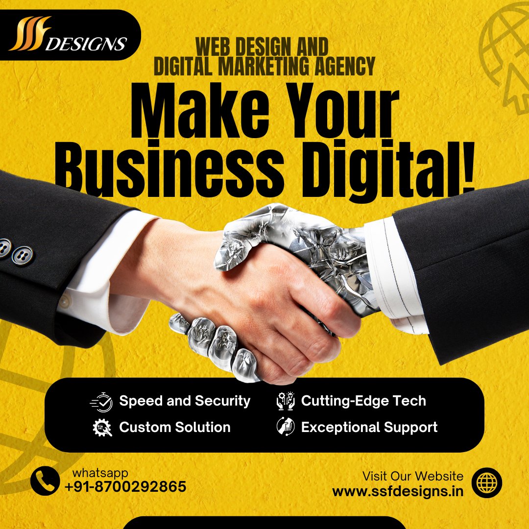 SSFDesignsX's tweet photo. Go digital with SSF Designs!
Expert in web design, digital marketing, and custom solutions to grow your brand online.
https://t.co/qYbACvrj1k
#WebDesign #DigitalMarketing #OnlineBusiness #SmallBiz #TechSolutions #BrandGrowth https://t.co/X8R8fq3qEa